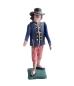Preview: Grulicher Krippenfigur, Hirte um 1900  (7 cm)