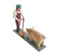 Preview: Metzger mit Schwein (7 cm)