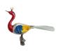 Preview: Glasornament, Vogel / Pfau auf Zwicker, ~ 1930/1940