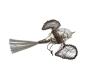 Preview: Antique Christmas tree ornament, bird with wire wings around 1920