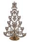 Preview: Bunter glitzernder Christbaum aus Strass Steinen - Gablonz, 31 cm