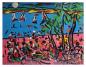 Preview: Peter Robert Keil (geb. 1942 Züllichau), Abstract beach scene with sailing boats