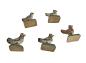 Preview: Flock of 5  Chickens, wood