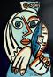 Preview: Peter Robert Keil (b. 1942 Züllichau), "My friend Pablo Picasso" Palma de Mallorca 95