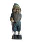 Preview: Garden gnome / Dwarf, carved wood, 19th century