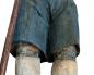 Preview: Garden gnome / Dwarf, carved wood, 19th century