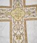 Preview: White Chasuble, Pluviale, cope, vestment, ~ 1900