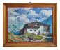 Preview: Gemälde Bergbauernhof im Ötztal, sig. F. West, datiert 1940, München