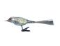 Preview: Glasornament,  Vogel auf Zwicker, ~ 1920