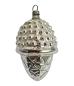 Preview: Antiker Christbaumschmuck, verspiegelte Jugendstil Kugel um 1900