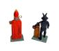 Preview: Grulich crib figurine, Devil / Krampus and Santa (7 cm)