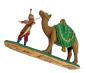 Preview: Antike Grulicher Krippenfigur / Orientalischer Krieger mit Dromedar, ~ 1900 (10 cm)