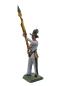 Preview: Antike Grulicher Krippenfigur / Soldat mit Fahne, ~ 1900 (10 cm)