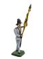 Preview: Antike Grulicher Krippenfigur / Soldat mit Fahne, ~ 1900 (10 cm)