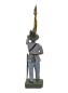 Preview: Antike Grulicher Krippenfigur / Soldat mit Fahne, ~ 1900 (10 cm)