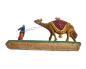 Preview: Antike Grulicher Krippenfigur / Orientalischer Krieger mit Dromedar, ~ 1900 (7 cm)