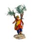 Preview: Antique grulich crib figurine, Shepherd with tree,  around 1900 (10 cm)