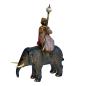 Preview: Antike Grulicher Krippenfigur / Elefant mit Reiter um 1900 (7 cm)