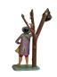 Preview: Antike Grulicher Krippenfigur / Hirte um 1900 (10 cm)