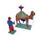 Preview: Antique grulich crib figurine, Turk with dromedar / Camel, around 1900 (7 cm)
