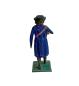 Preview: Antike Grulicher Krippenfigur / Hirte mit Flöte um 1900 (10 cm)