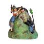 Preview: Antike Grulicher Krippenfigur / Romantische Szene um 1900 (7 cm)
