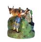 Preview: Antike Grulicher Krippenfigur / Romantische Szene um 1900 (7 cm)