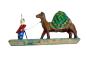 Preview: Antique grulich crib figurine, oriental soldier with dromedary / camel, ca. 1900 (7 cm)