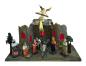 Preview: Antike Grulicher Krippe mit 9 Figuren um 1900  (10 cm)