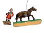 Preview: Antique grulich crib figurine, roman soldier with horse, around 1900 (7 cm)