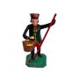Preview: Antique grulich crib figurine, Gift bringer with fruits around 1900 (10 cm)