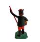 Preview: Antique grulich crib figurine, Gift bringer with fruits around 1900 (10 cm)