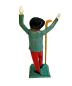 Preview: Antique grulich crib figurine, shepherd around 1900 (10 cm)