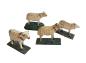 Preview: Antike Grulicher Krippenfiguren / 4 Schafe um 1900
