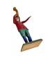 Preview: Antike Grulicher Krippenfigur / Musikant um 1900 (10 cm)