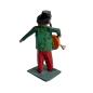 Preview: Antike Grulicher Krippenfigur /Musikant um 1900 (10 cm)