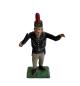 Preview: Antike Grulicher Krippenfigur / Musikant, Bergmann, Dirigent um 1920 (7 cm)