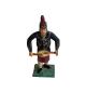 Preview: Antike Grulicher Krippenfigur / Bergmann, Musikant um 1920 (7 cm)