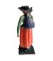 Preview: Antike Grulicher Krippenfigur / Gabenbringer um 1900 (10 cm)