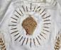 Preview: Antique magnificent chalice veil / velum, ciborium veil, 1920s