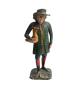 Preview: Antique grulich crib figurine, Gift bringer with duck, around 1900 (10 cm)