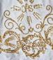 Preview: Antique magnificent chalice veil / velum, ciborium veil, 1920s