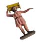 Preview: Antique grulich crib figurine, Gift bringer with cradle, around 1900 (10 cm)