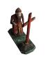 Preview: Antike Grulicher Krippenfigur / Mönch um 1900 (7 cm)