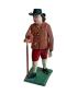 Preview: Antike Grulicher Krippenfigur / Gabenbringer mit Buch um 1900  (10 cm)