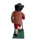 Preview: Antike Grulicher Krippenfigur / Gabenbringer mit Buch um 1900  (10 cm)