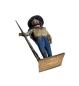 Preview: Antique grulich crib figurine, Shepherd around 1900  (10 cm)