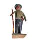 Preview: Antique grulich crib figurine, Hunter with Gun, around 1900   (10 cm)