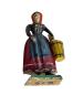 Preview: Antique grulich crib figurine, Gift bringer with milk, around 1900 (10 cm)