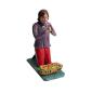 Preview: Antique grulich crib figurine, Gift bringer with fruits, around 1900 (10 cm)